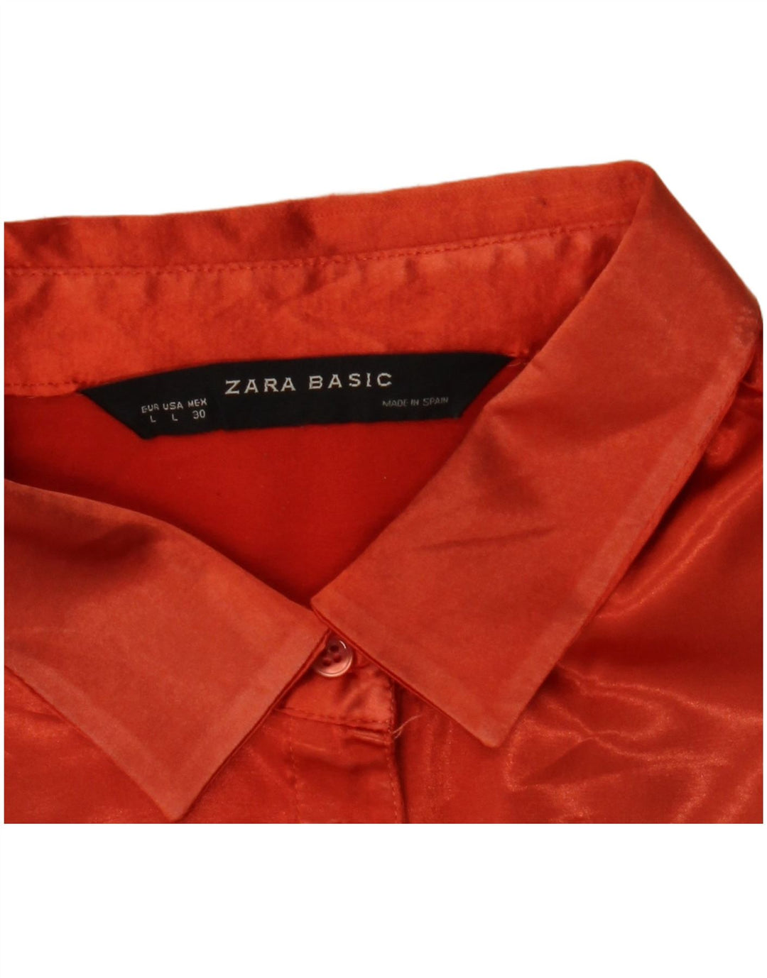 Pulôver feminino Zara UK 14 grande laranja