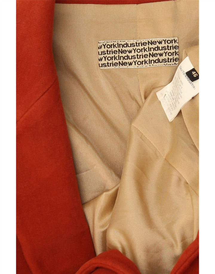 Sobretudo feminino New York Industrie IT 46 grande lã vermelha