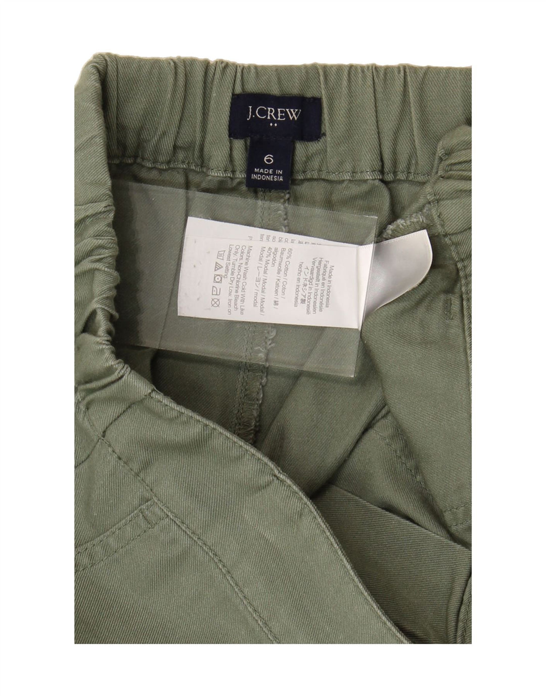 J. CREW Womens Joggers Cargo Trousers US 6 Medium W30 L26 Green Cotton Vintage J. Crew and Second-Hand J. Crew from Messina Hembry 