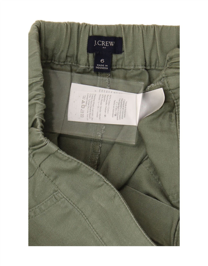 J. CREW Womens Joggers Cargo Trousers US 6 Medium W30 L26 Green Cotton Vintage J. Crew and Second-Hand J. Crew from Messina Hembry 