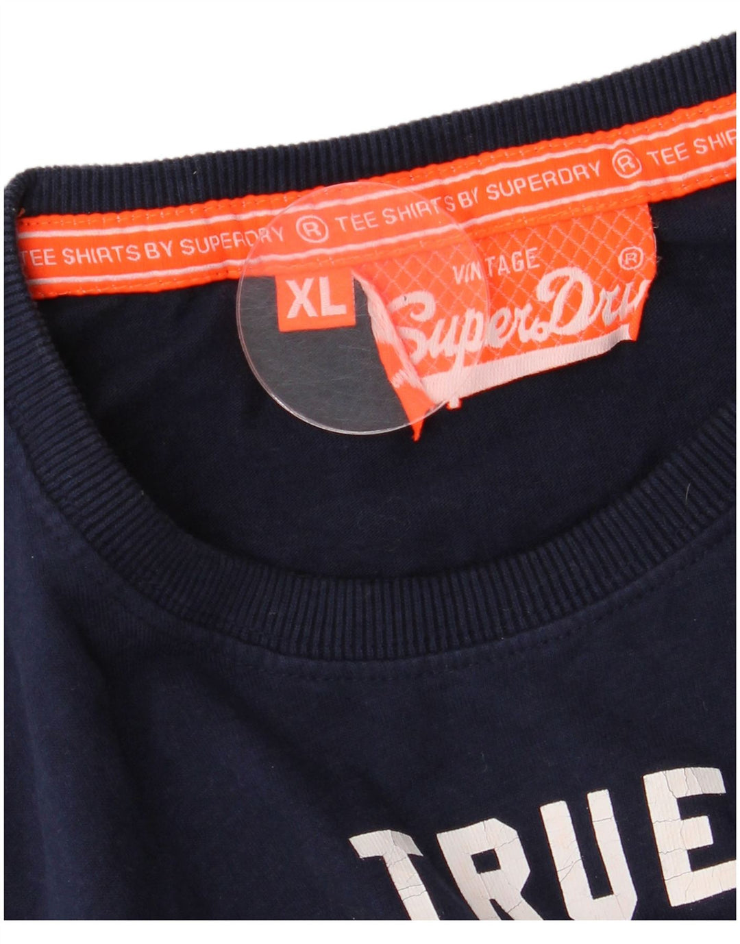 Camiseta gráfica masculina Superdry Top XL azul marinho