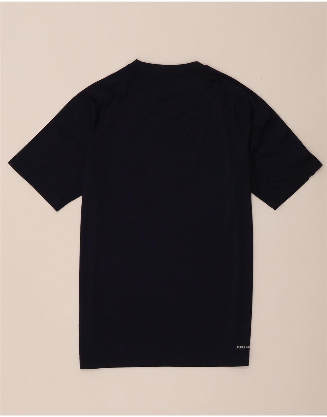 Adidas Mens Aeroready Camiseta Top Pequeno Azul Marinho Poliéster