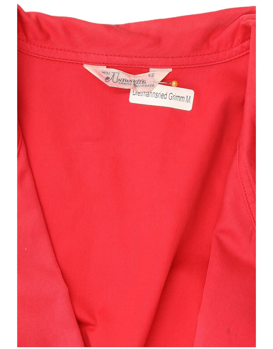 Suéter cardigã feminino vintage com peito duplo IT 42 rosa médio