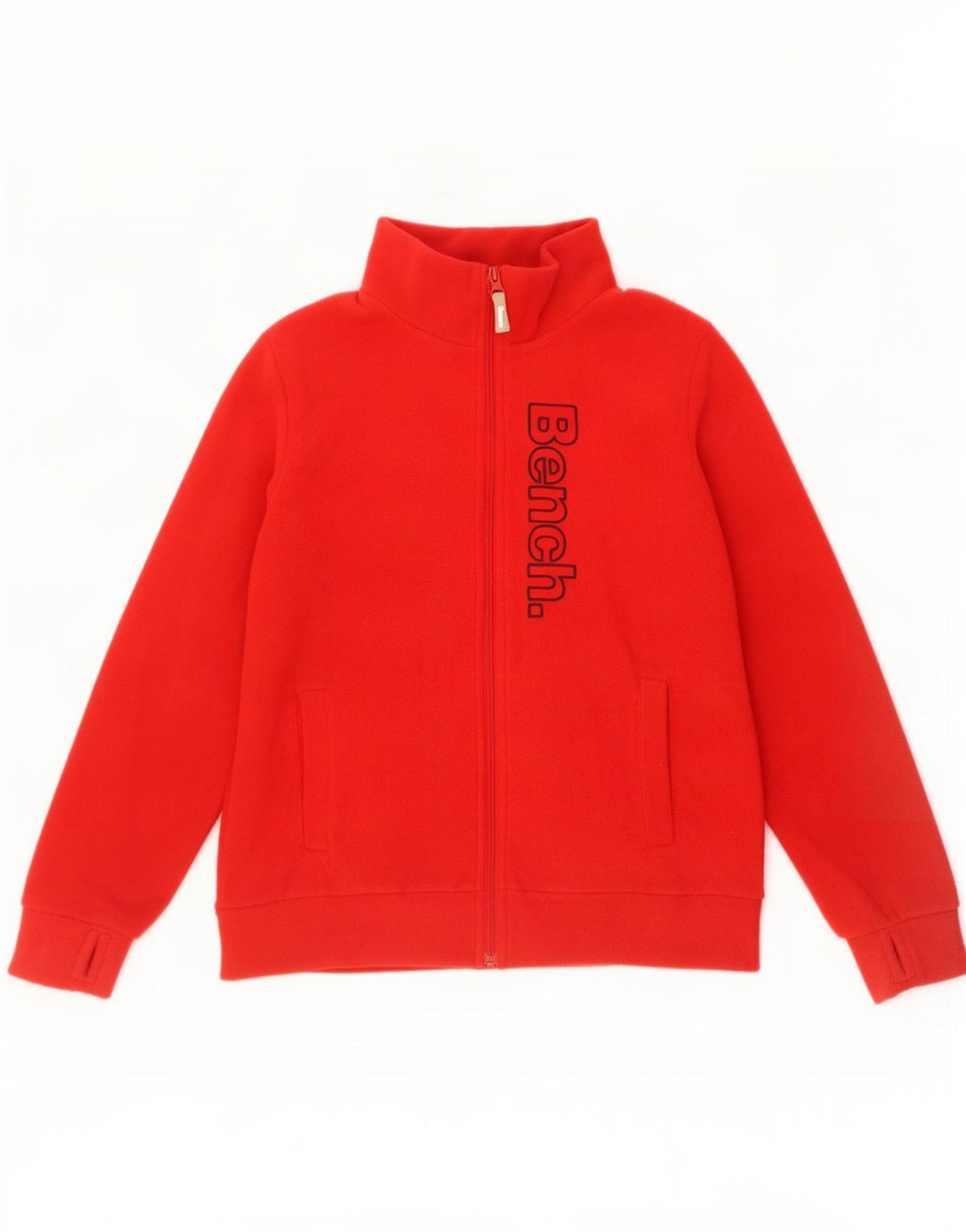 Jaqueta de lã gráfica Bench Boys 13-14 anos poliéster vermelho
