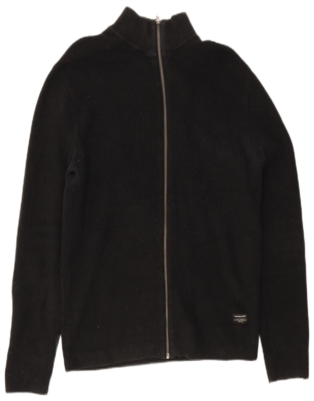 Suéter cardigã masculino Jack & Jones XL algodão preto