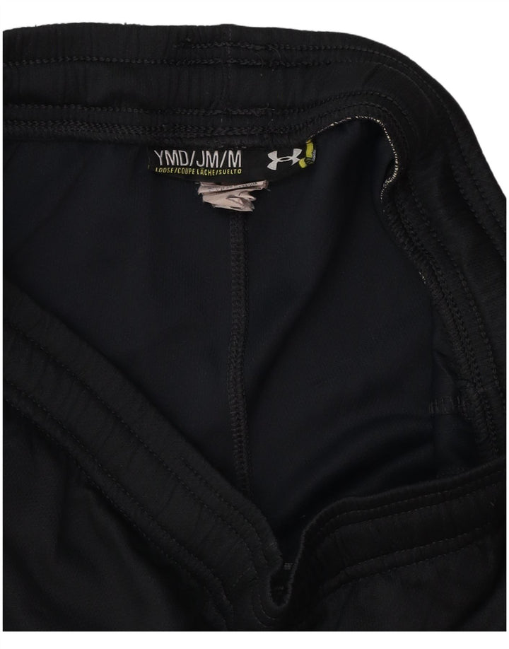 UNDER ARMOUR Boys Sport Shorts 9-10 Anos Médio Preto Poliéster