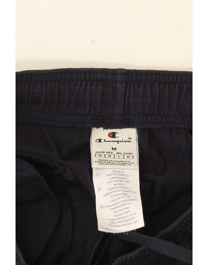 Calça de treino masculina Champion de algodão azul marinho médio