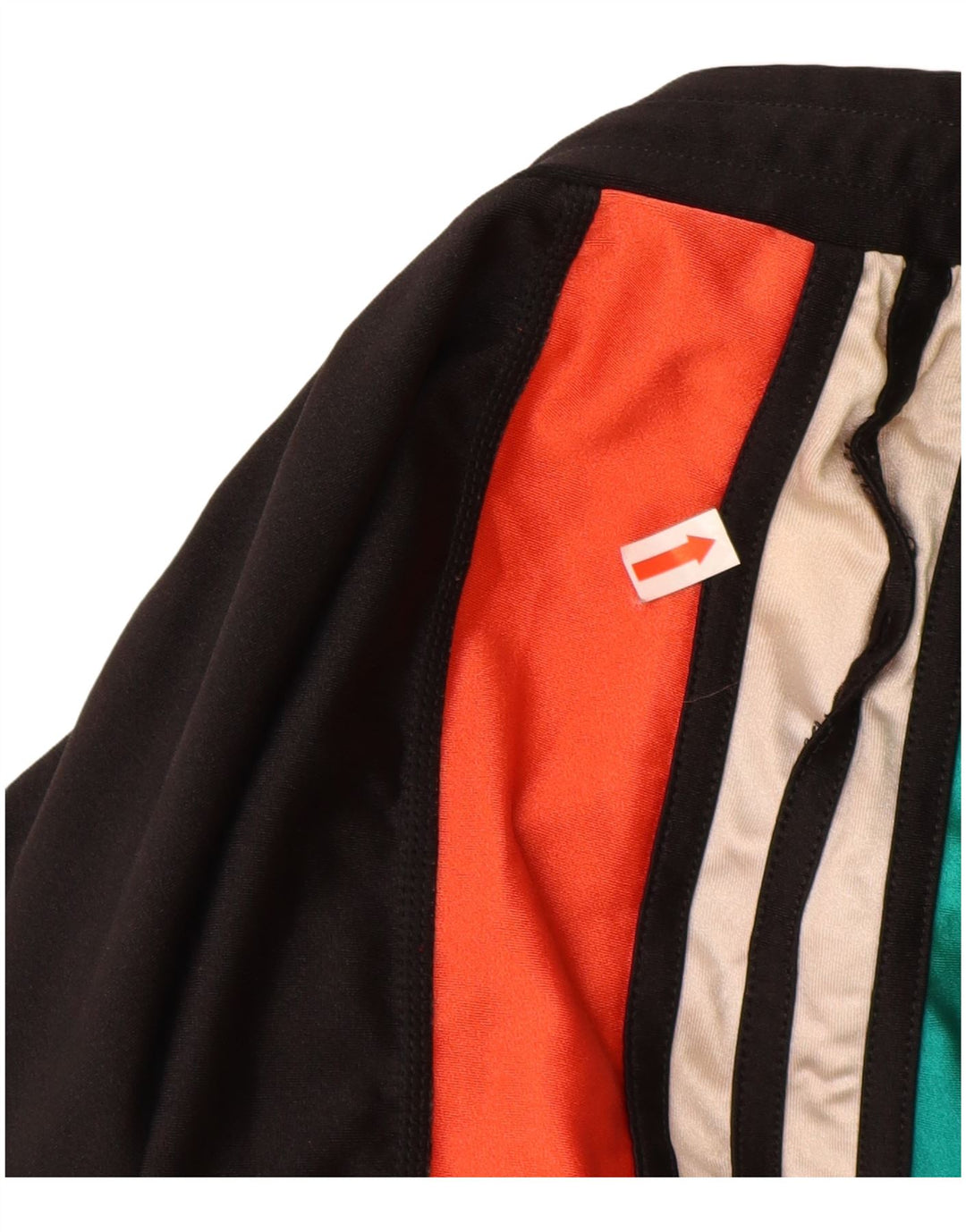 ADIDAS Mens Sport Shorts Grande Preto Colourblock Poliamida