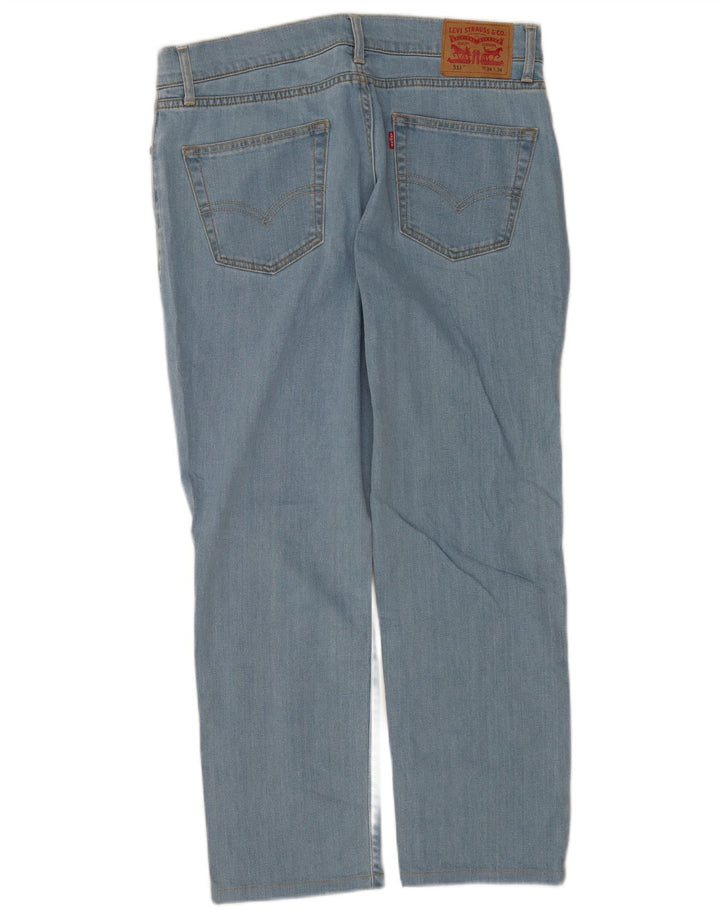 Calça jeans feminina Levi's 511 Slim W34 L27 azul algodão