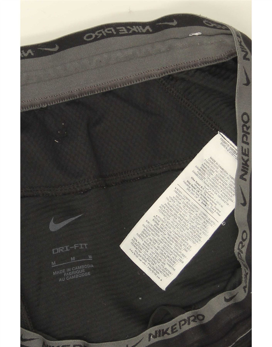 Calça Nike Masculina Dri Fit Graphic Treino Médio Preto Poliéster
