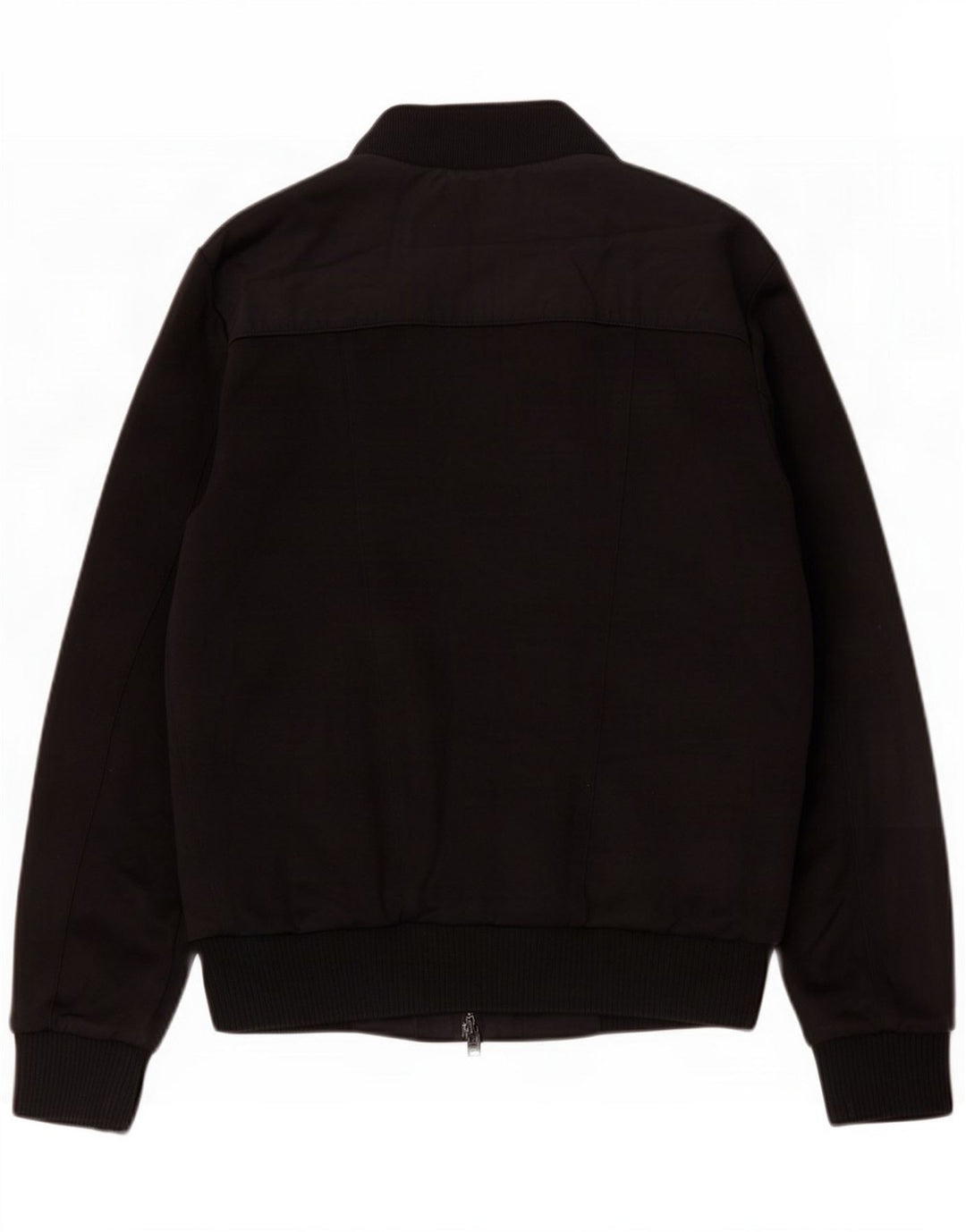 Zara Mens Bomber Jacket UK 40 Grande Poliéster Preto