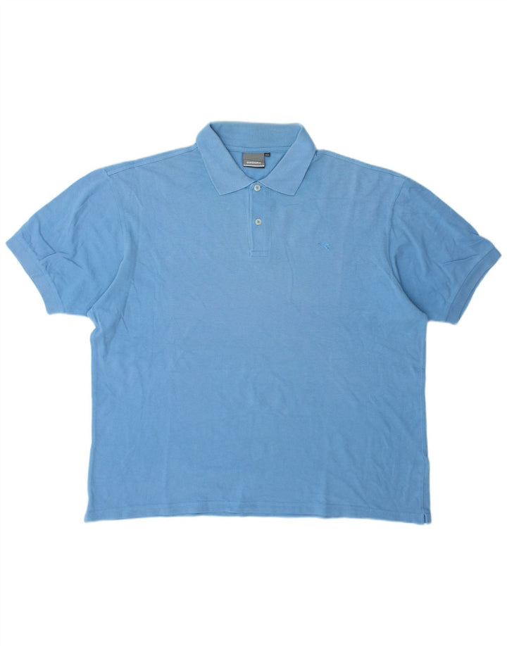 Camisa polo masculina Diadora 2XL algodão azul