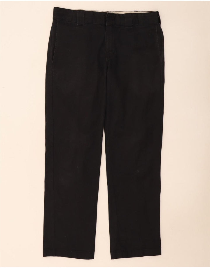 Calças Chino retas masculinas Dickies W36 L31 pretas