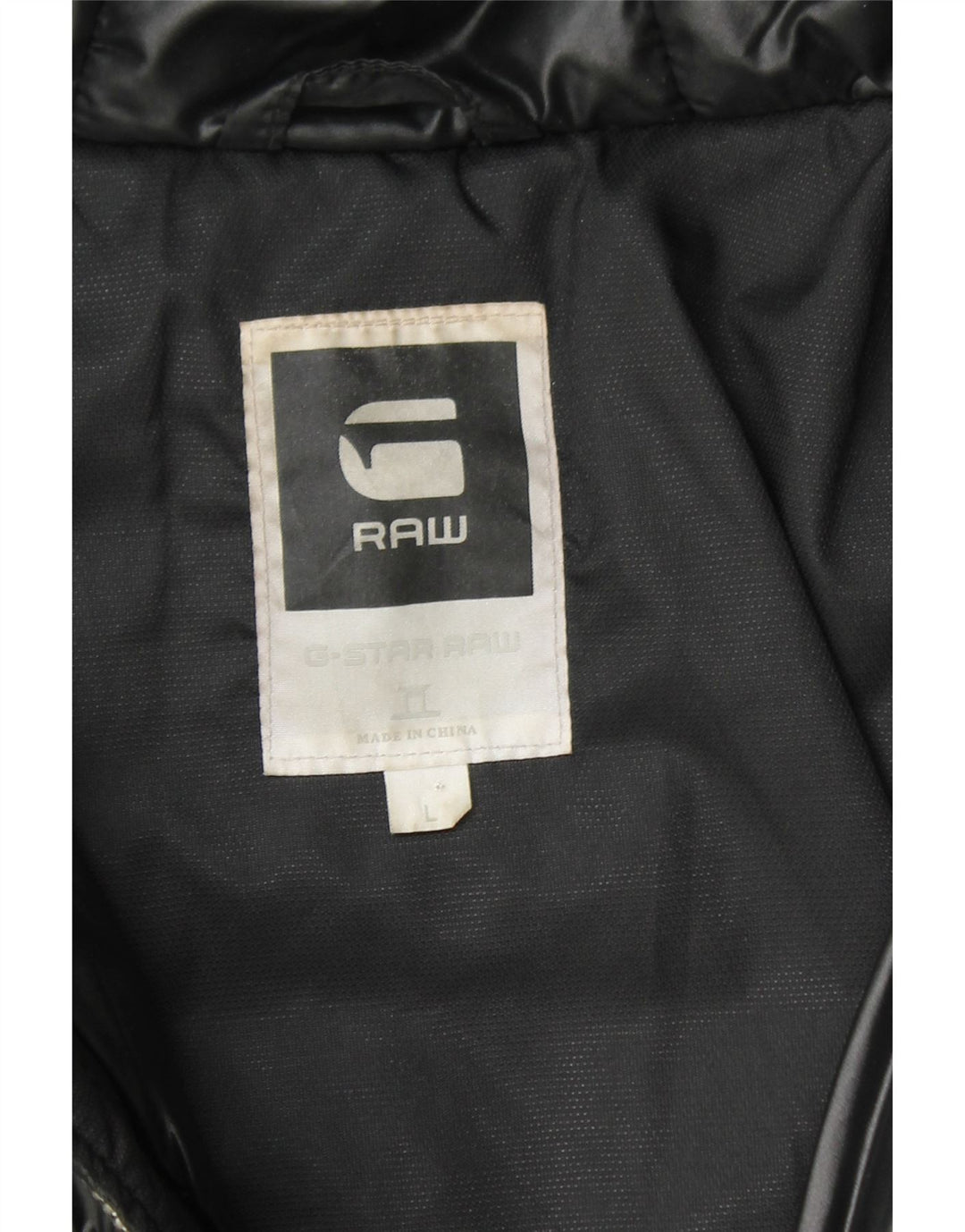 Jaqueta feminina acolchoada com capuz G-STAR UK 16 grande poliamida preta