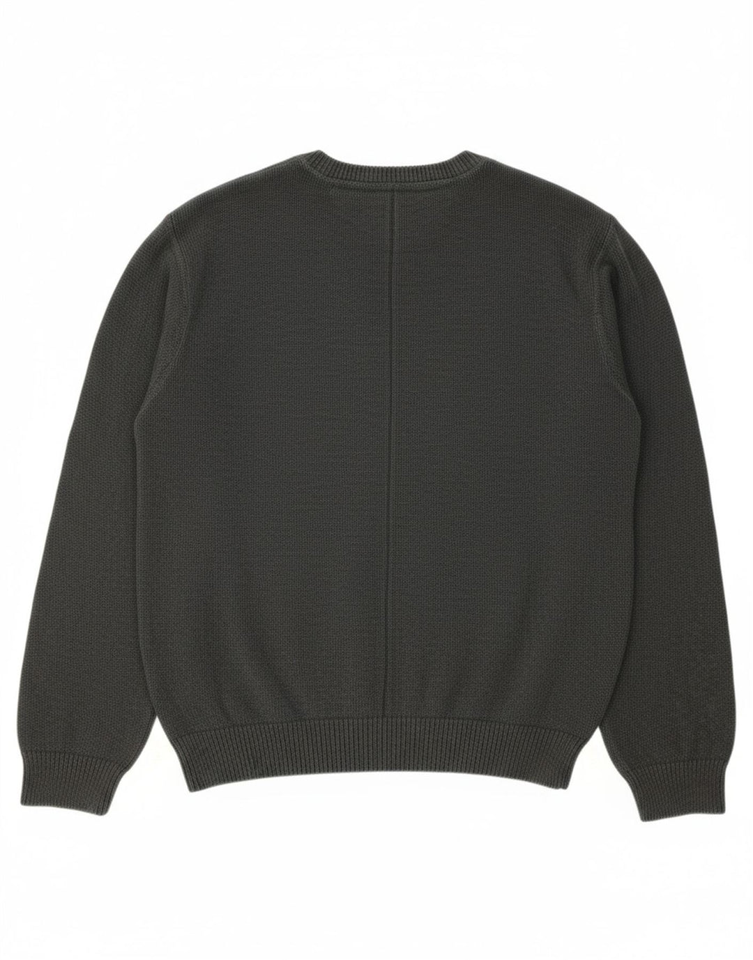 TOMMY HILFIGER Suéter masculino com gola redonda XL algodão cinza