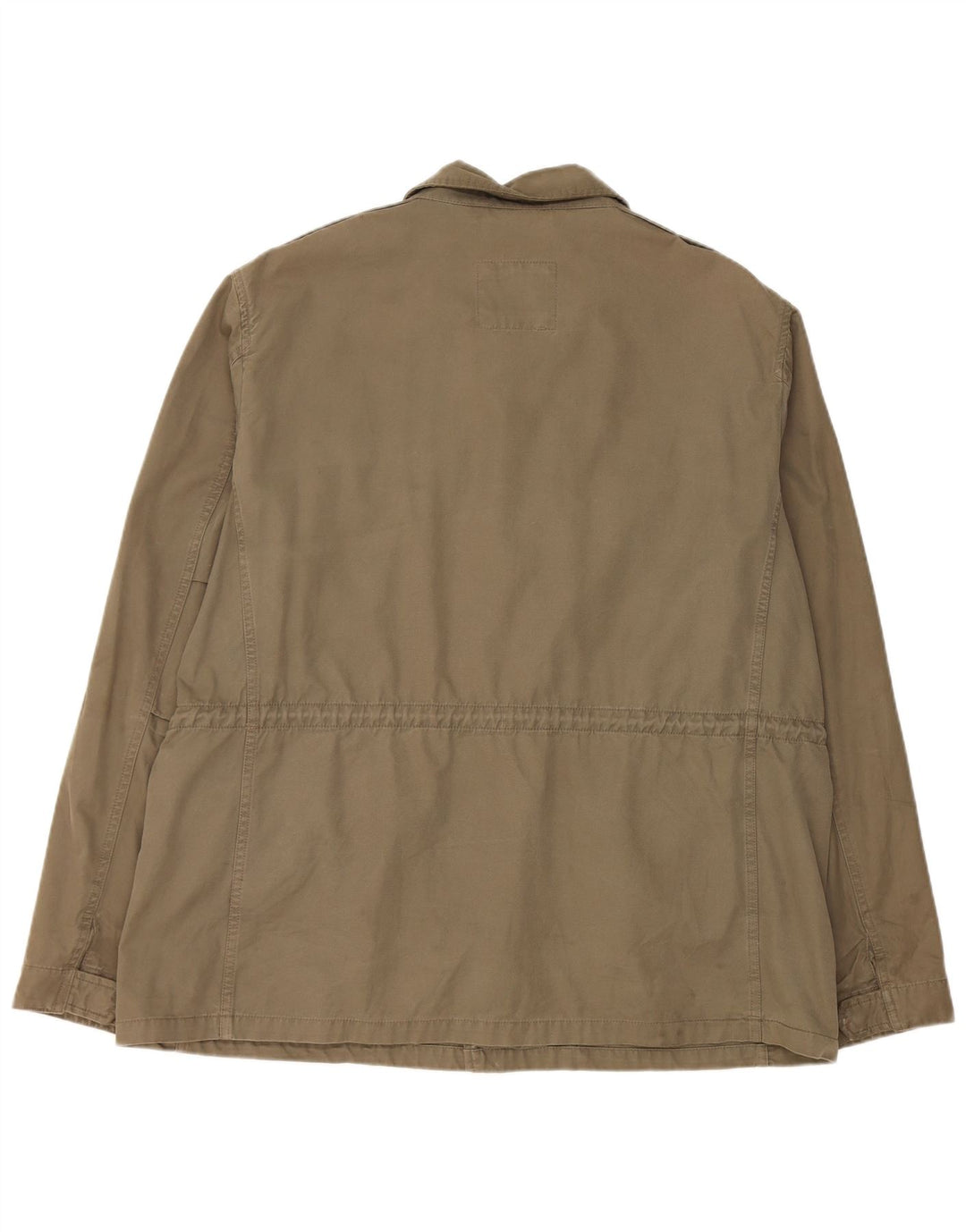 Jaqueta utilitária feminina Marks & Spencer UK 44 2XL algodão cáqui