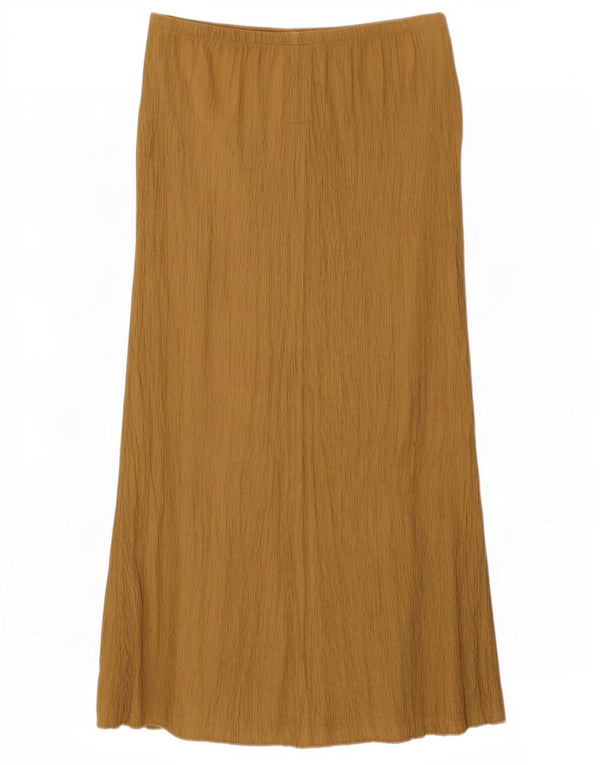 Zara Womens Maxi Skirt Medium W28 Beige Viscose