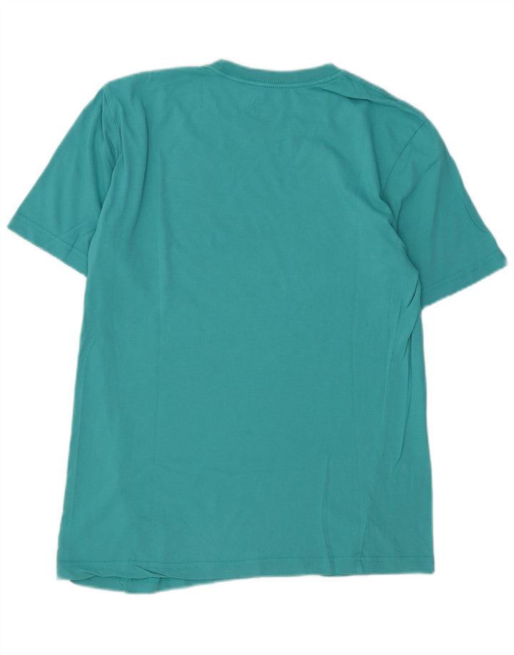 Camiseta masculina Nike Regular Fit Top Médio Algodão Turquesa