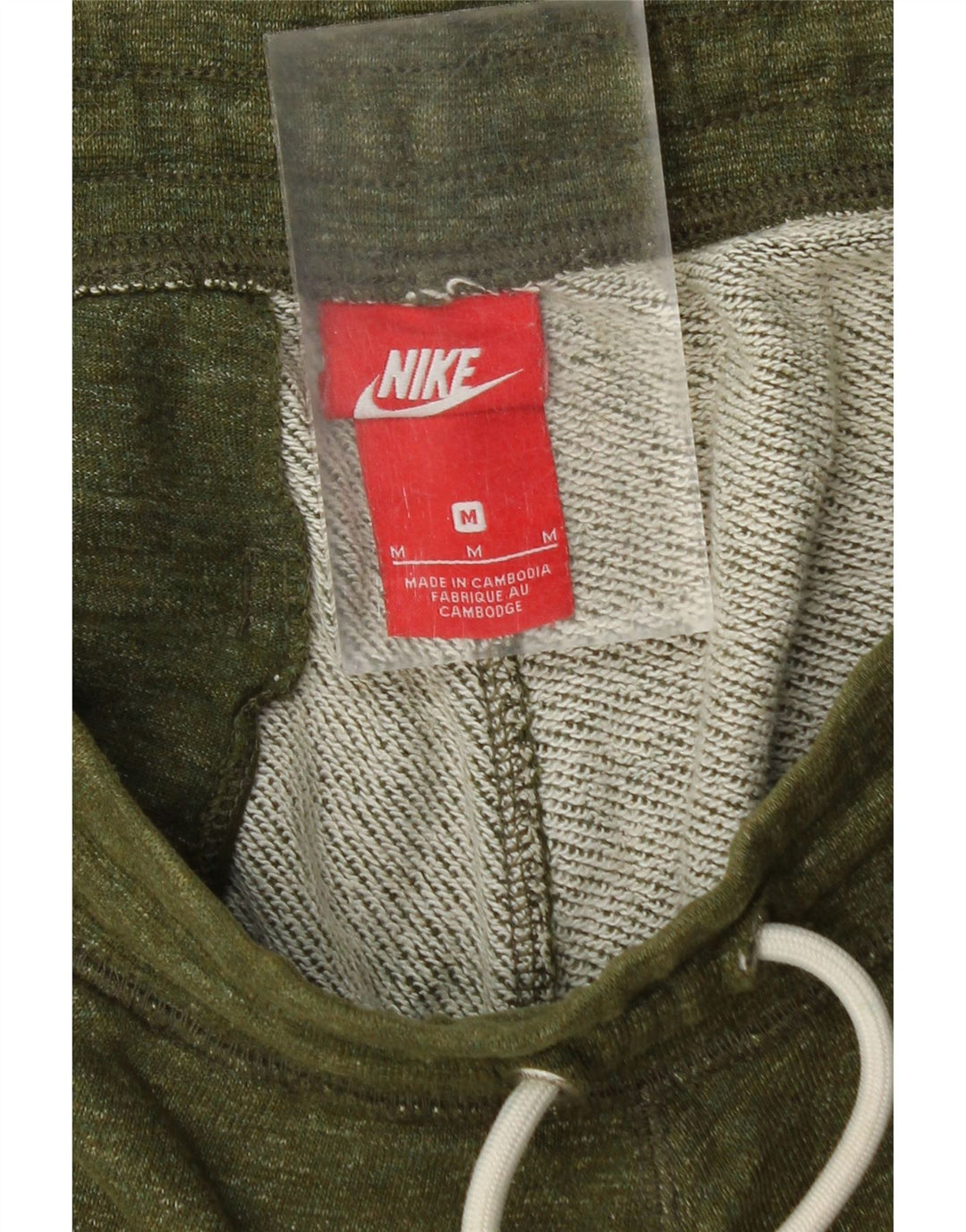 NIKE Mens Treino Calças Joggers Médio Algodão Verde