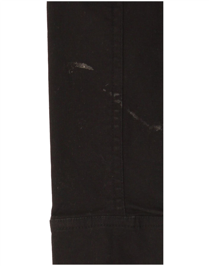 Calça cargo feminina Modana UK 10 algodão preto pequeno