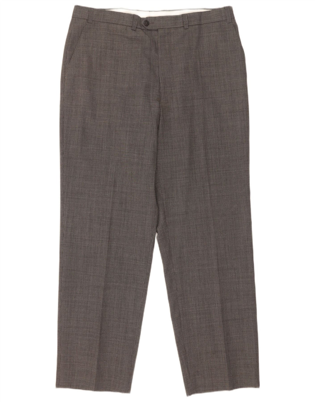 Calça masculina Marks & Spencer St. Michael Suit W36 L31 cinza Houndstooth