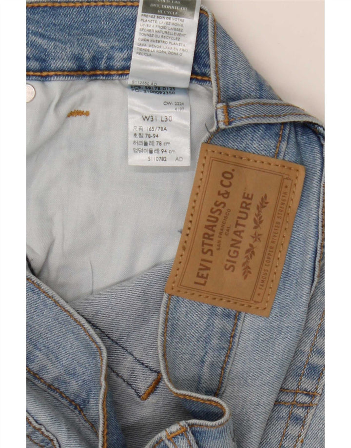 Calça jeans feminina Levi's Signature Slim W31 L30 azul algodão