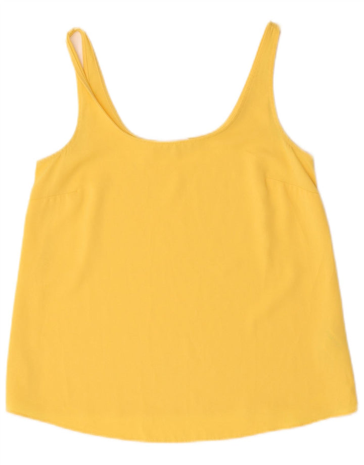 Top Cami feminino PRIMARK UK 8 pequeno poliéster amarelo