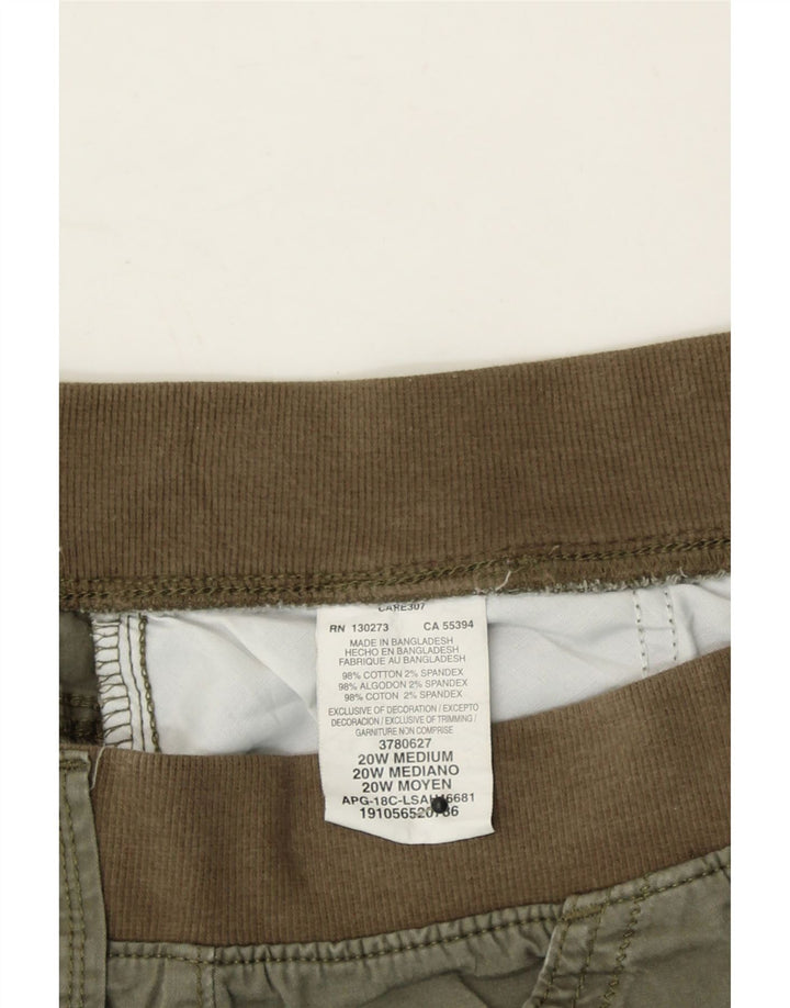 LEE Womens Relaxed Fit Cargo Shorts 2XL W40 Beige Cotton Vintage Lee and Second-Hand Lee from Messina Hembry 