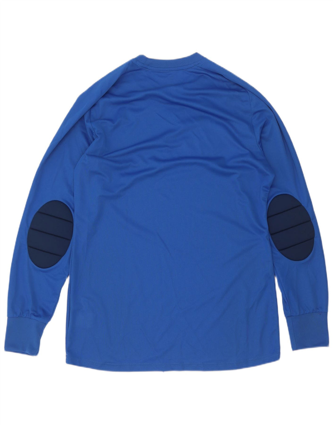 Adidas Mens Climalite Top Manga Longa Médio Azul Colourblock Poliéster