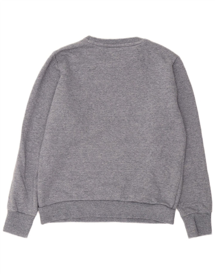 Superdry moletom masculino jumper XL algodão manchado azul