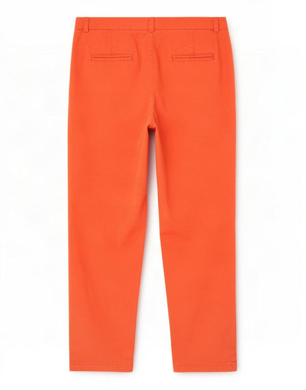 Calça Chino Feminina Marks & Spencer Reino Unido 16 Grande W36 L29 Laranja