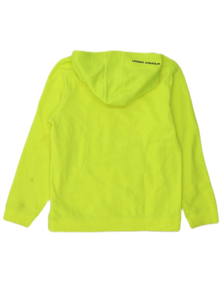 Suéter com capuz gráfico UNDER ARMOUR Boys 13-14 anos XL verde