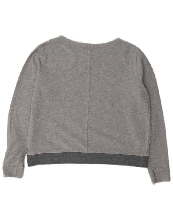 Moletom feminino Nike Jumper UK 18 XL cinza algodão