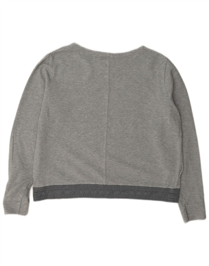 Moletom feminino Nike Jumper UK 18 XL cinza algodão