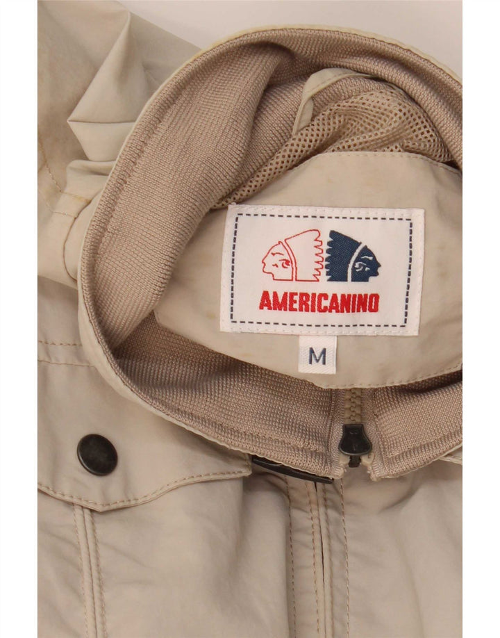 Jaqueta bomber masculina Americanino UK 38 poliamida bege médio