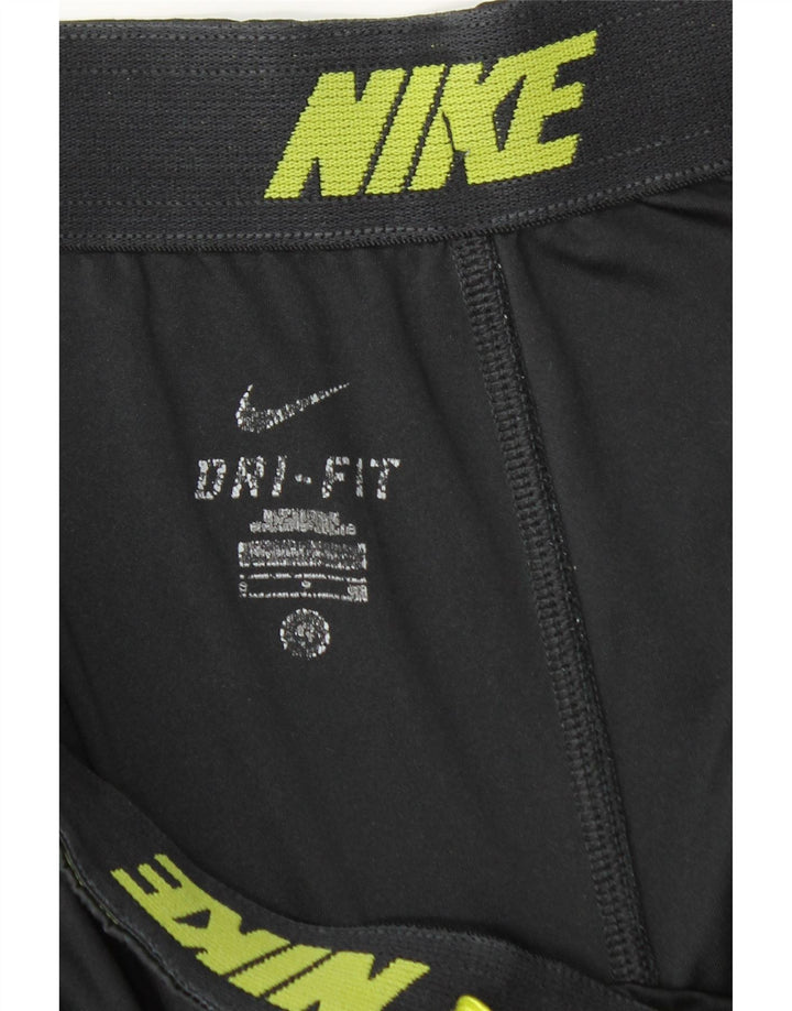 Shorts esportivos masculinos Nike pequenos poliéster colorblock preto