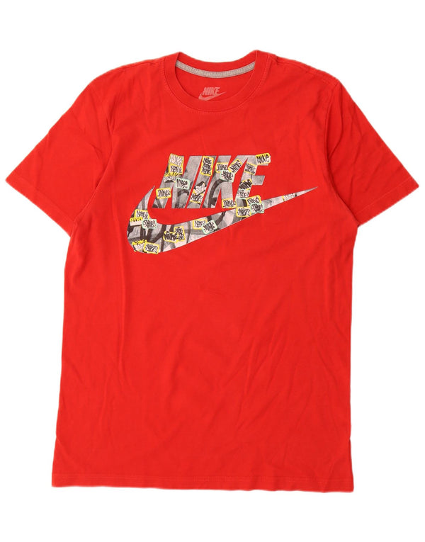 Camiseta Nike Masculina Regular Fit Graphic Top Médio Vermelho