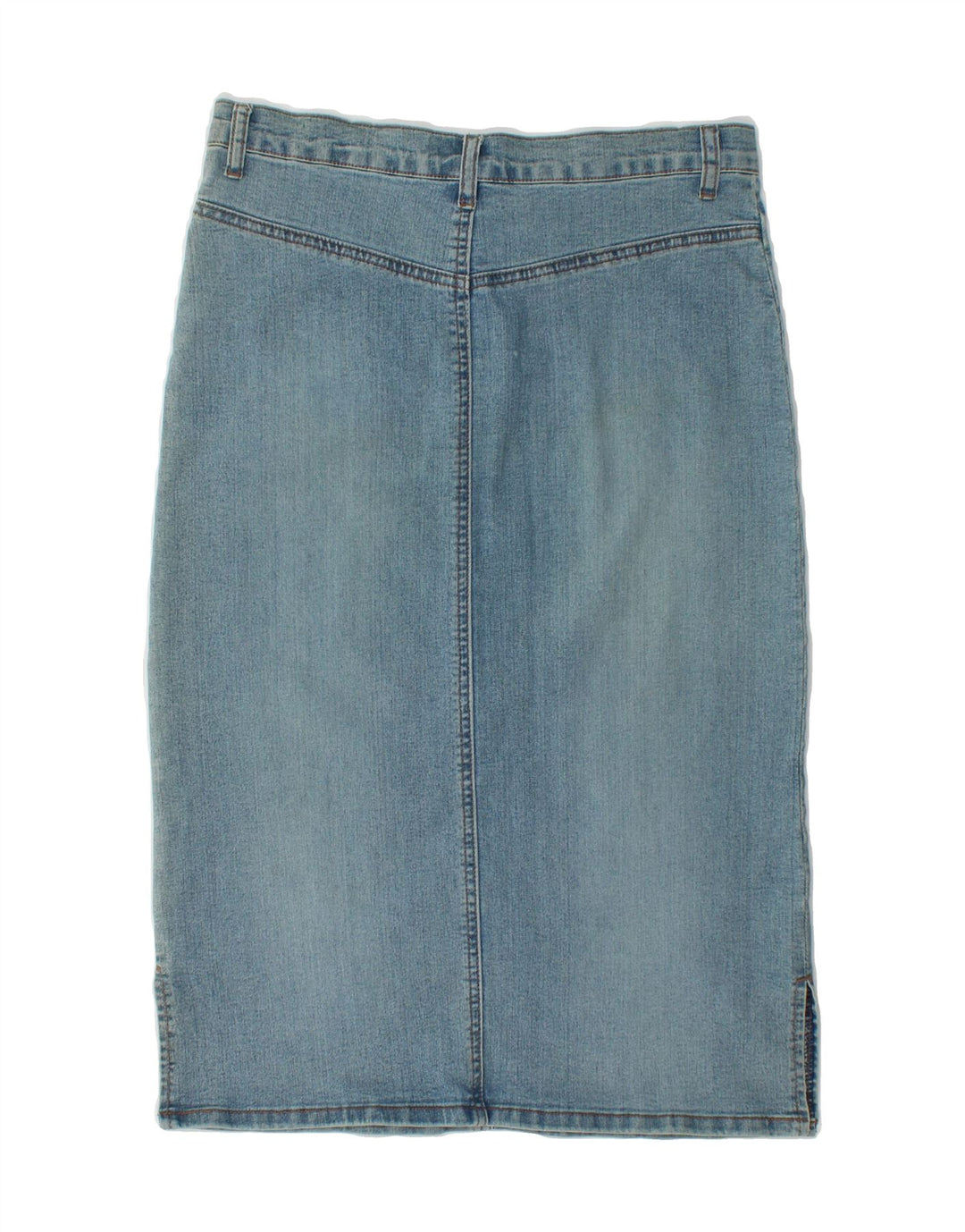VINTAGE Womens Denim Skirt XS W30  Blue Cotton Vintage Vintage and Second-Hand Vintage from Messina Hembry 