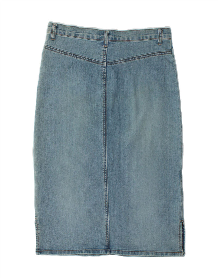 VINTAGE Womens Denim Skirt XS W30  Blue Cotton Vintage Vintage and Second-Hand Vintage from Messina Hembry 