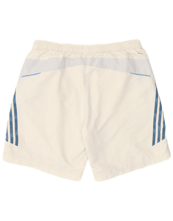 Adidas Mens Climalite Sport Shorts Grande Poliéster Branco