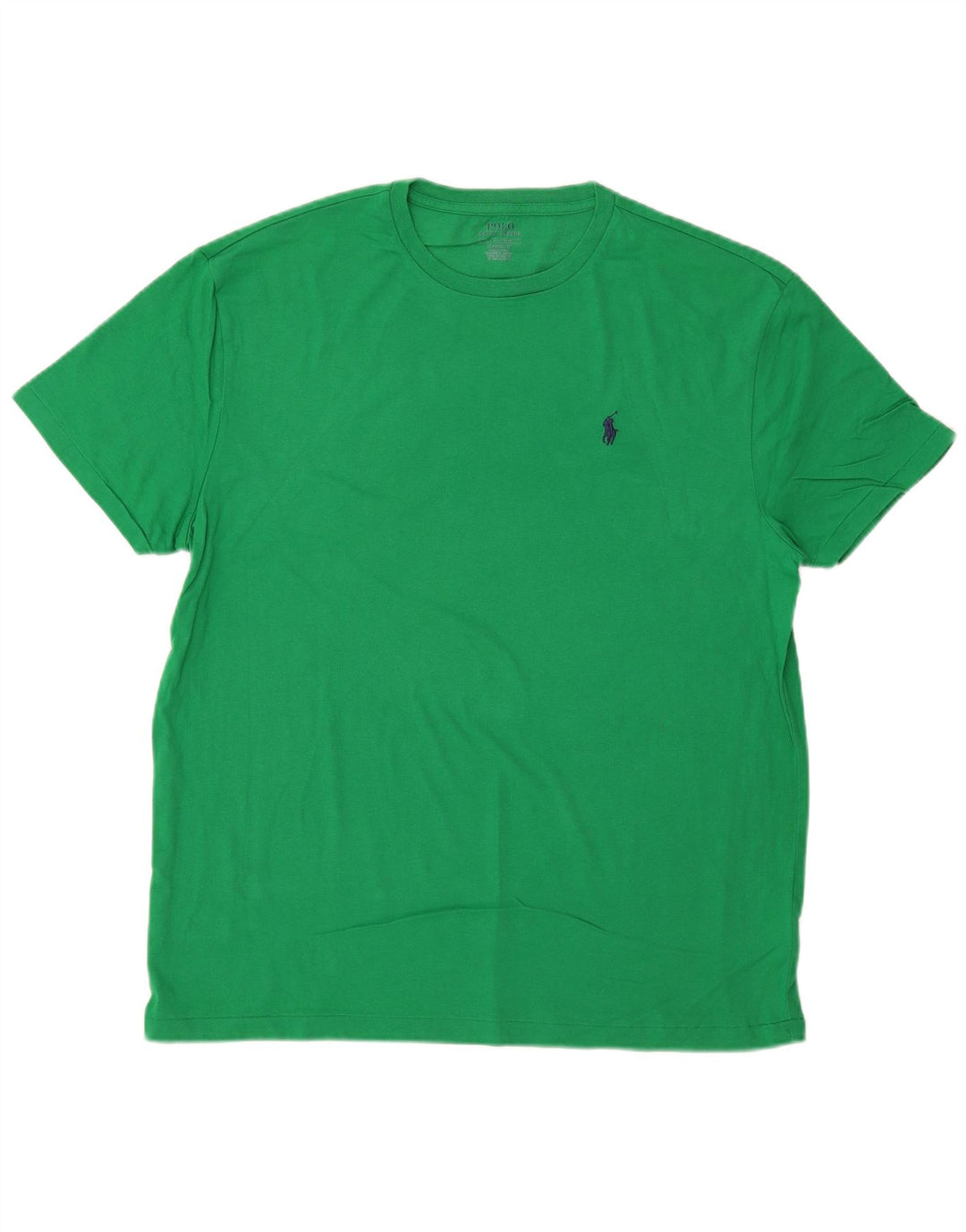 POLO RALPH LAUREN Camiseta masculina de ajuste clássico top grande algodão verde