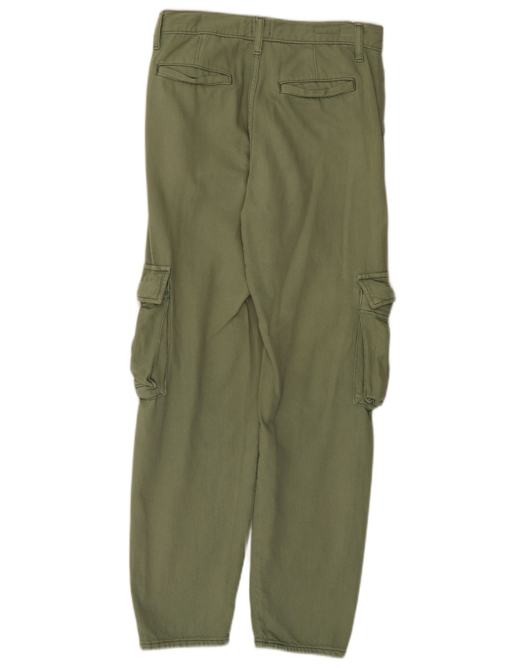 Calça cargo reta feminina Levi's W24 L28 algodão verde