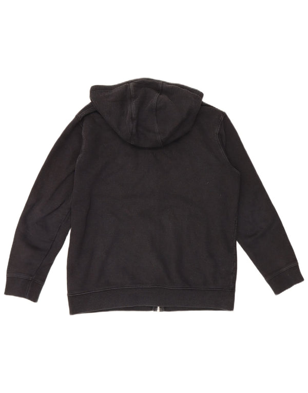 Suéter Vans feminino com capuz e zíper gráfico UK 18 XL preto algodão