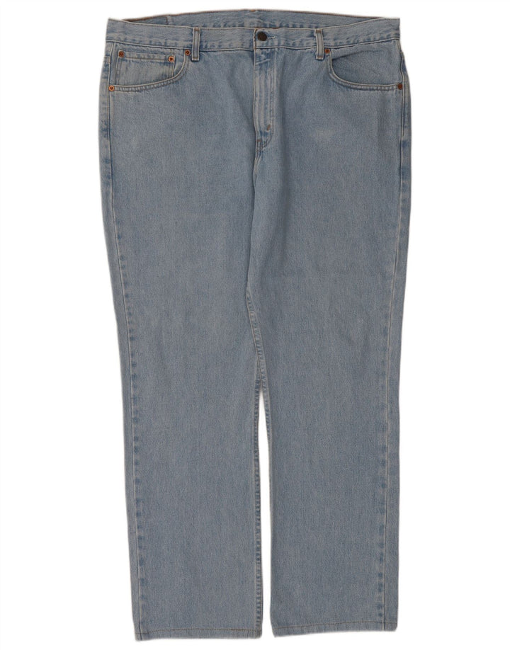 LEVI'S Masculino 581 Straight Jeans W42 L31 Azul Algodão