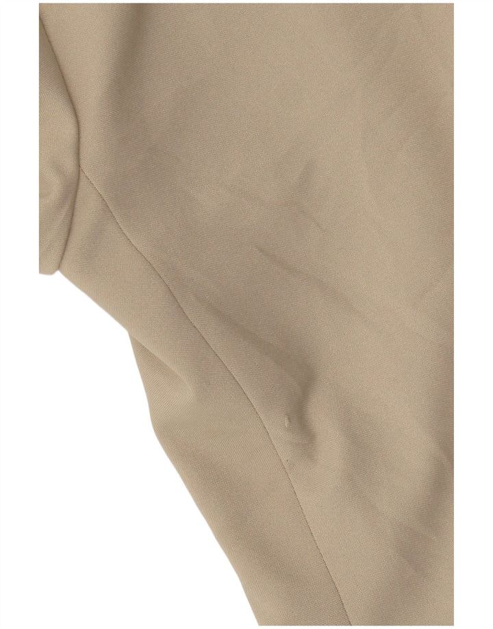 Jaqueta Blazer Feminina Benetton com 3 Botões IT 44 Poliéster Bege Médio