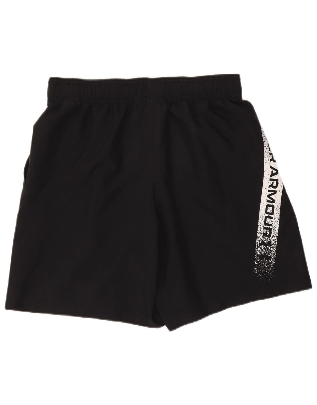 Under Armour Mens Graphic Loose Fit Sport Shorts Grande Poliéster Preto
