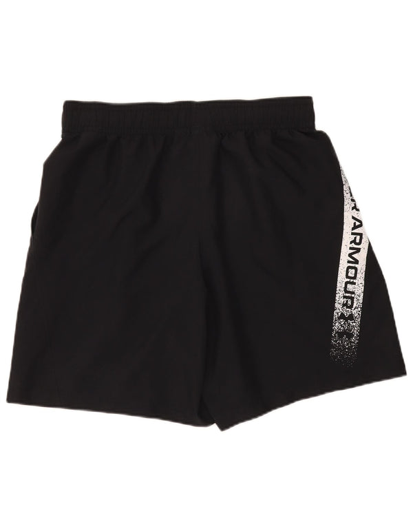 Under Armour Mens Graphic Loose Fit Sport Shorts Grande Poliéster Preto