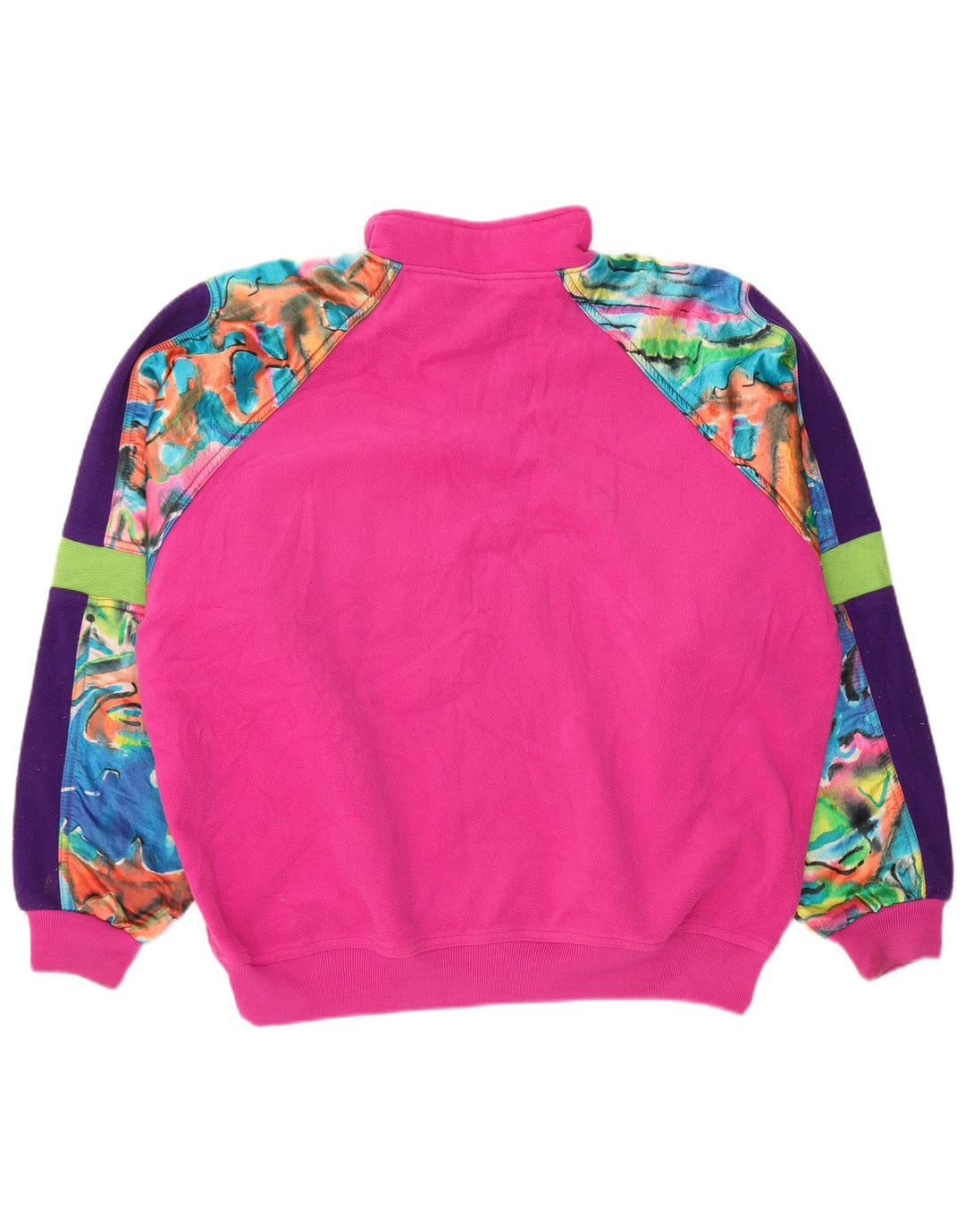 MASER M Suéter de lã gráfico grande feminino EU 40 rosa médio