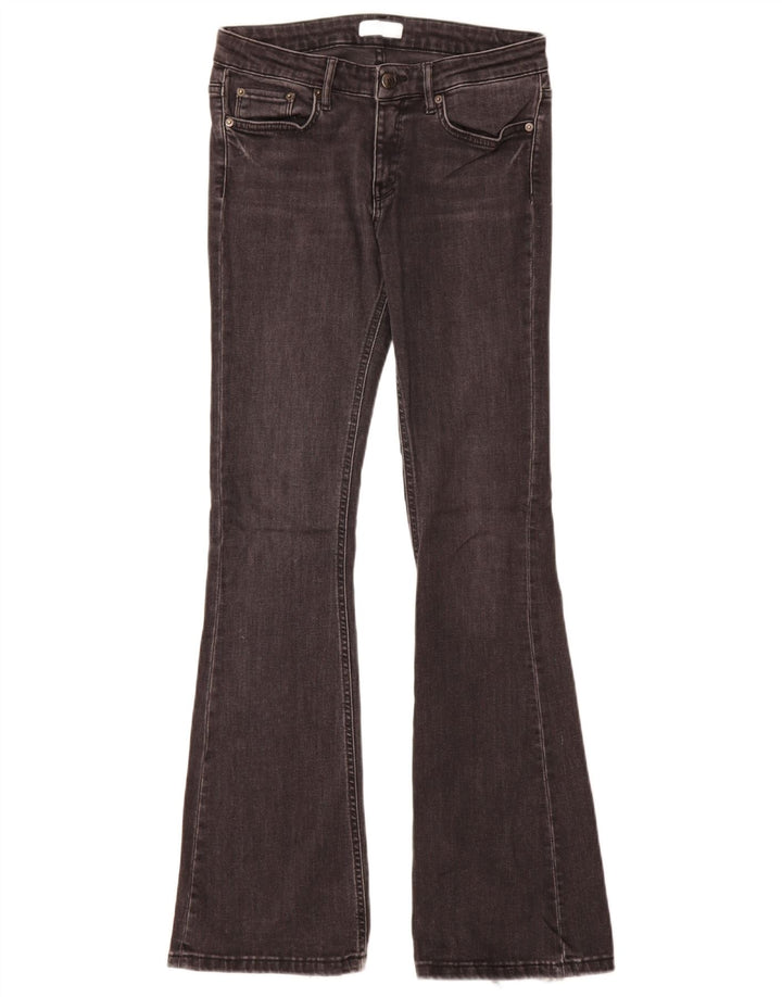 Zara Jeans feminino queimado EU 38 pequeno W28 L32 cinza