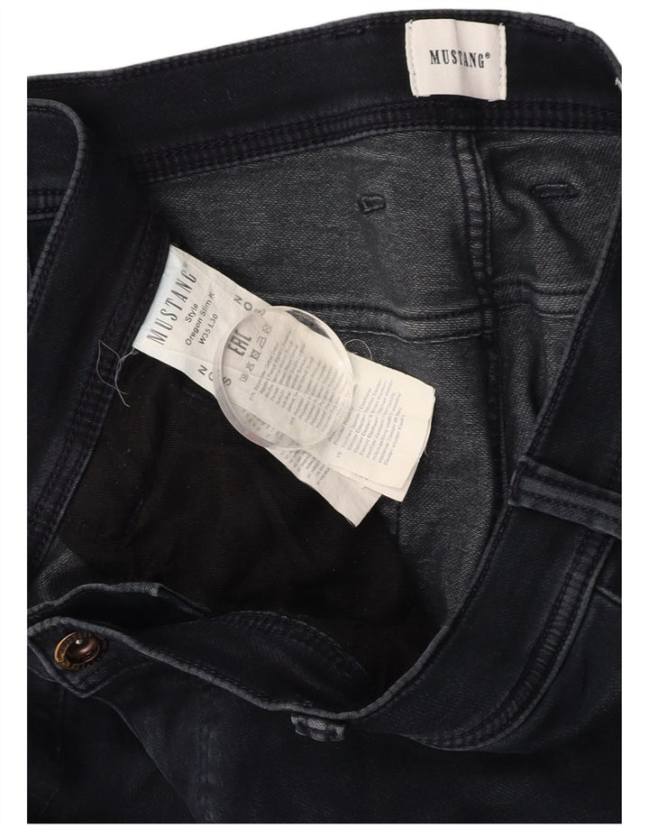 MUSTANG Masculino Oregon Slim Jeans W35 L30 Azul Marinho Algodão